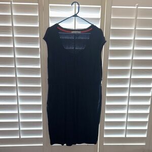 Boden Black Midi Dress